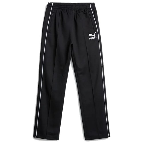 푸마 T7 파이핑 트랙 팬츠 933626 (01, 블랙)