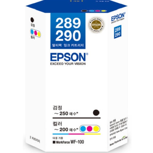 Epson 정품 289/290 (T289270) 세트이미지입니다. 누르면 해당 게시물로 새창이동합니다.