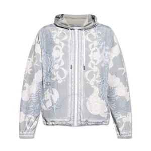 베르사체 Barocco Sea Hooded 윈드브레이커 Jacket, Brand Size 48 US 38 1014855-1A1138.._이미지