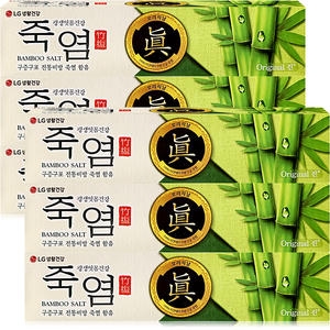 LG생활건강 죽염 오리지날 진 치약 160g (6개)