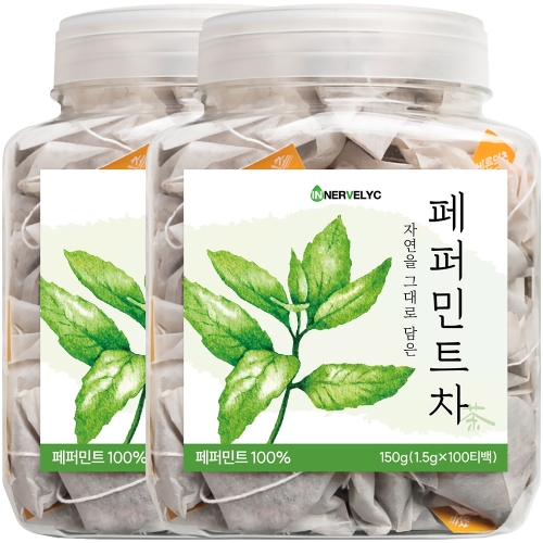 이너블릭 페퍼민트 차 100티백 (2개)_이미지