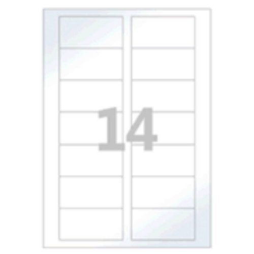 아이라벨 흰색 광택 레이저 전용 사각형 라벨지 A4 CL527LG (100매)_이미지