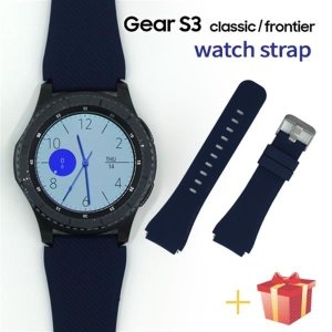 기어S3 클래식 프론티어 네이비 우레탄 시계줄 22mm