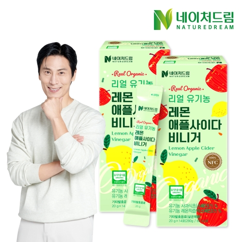  네이처드림 유기농 레몬 애플사이다 비니거 280g(20gx14포) [2개]
