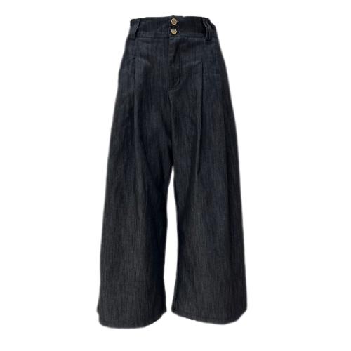 나인스텝 이중핀턱 와이드팬츠N26DM6109_이미지