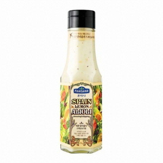 샘표식품 폰타나 스페인 레몬 알리올리 드레싱 270g (3개)