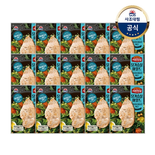 사조대림 사조안심 닭가슴살 마일드 100g (15개)