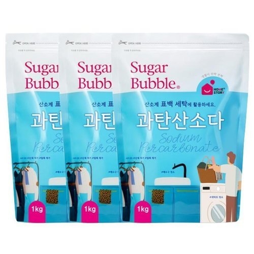 슈가버블 과탄산소다 1kg (3개)_이미지
