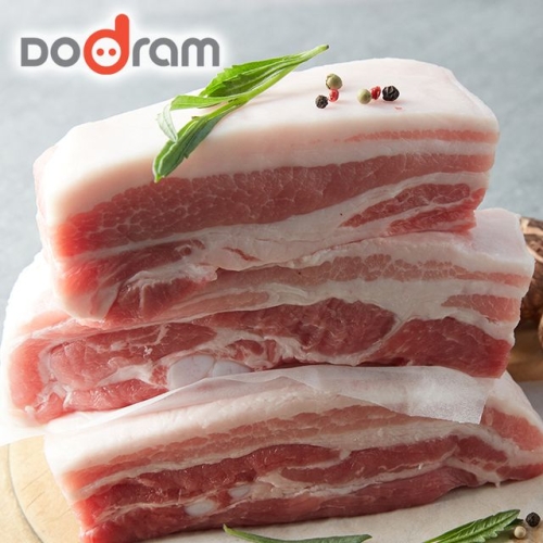 도드람푸드 도드람한돈 냉장 통삼겹살 구이용 500g (1개)_이미지