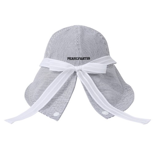 파리게이츠 스마일 시어서커 언밸런스 햇 521E2CP006_BK_이미지