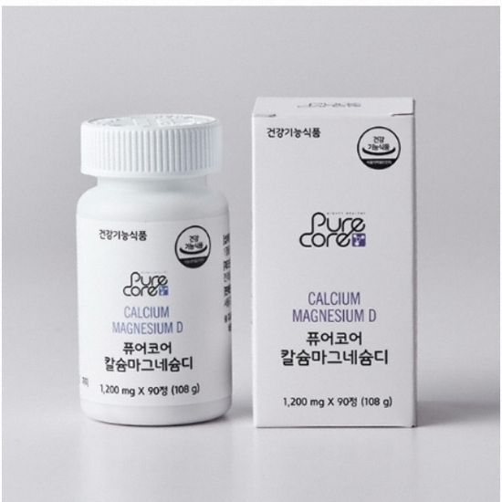 퓨어코어 칼슘마그네슘디 90정 (1개)_이미지