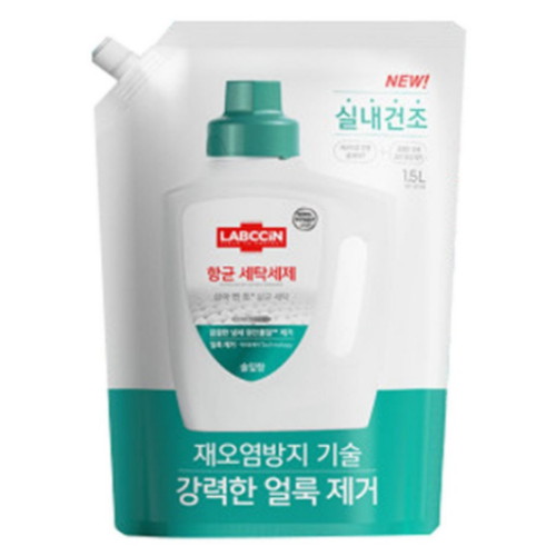 랩신 항균 세탁세제 리필 1.5L (1개)_이미지