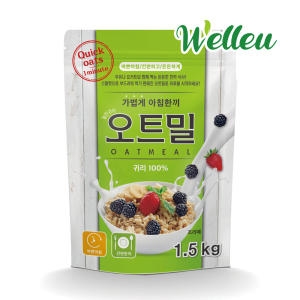 웰리유 가볍게 아침한끼 오트밀(눌린귀리) 1.5kg (1개)_이미지