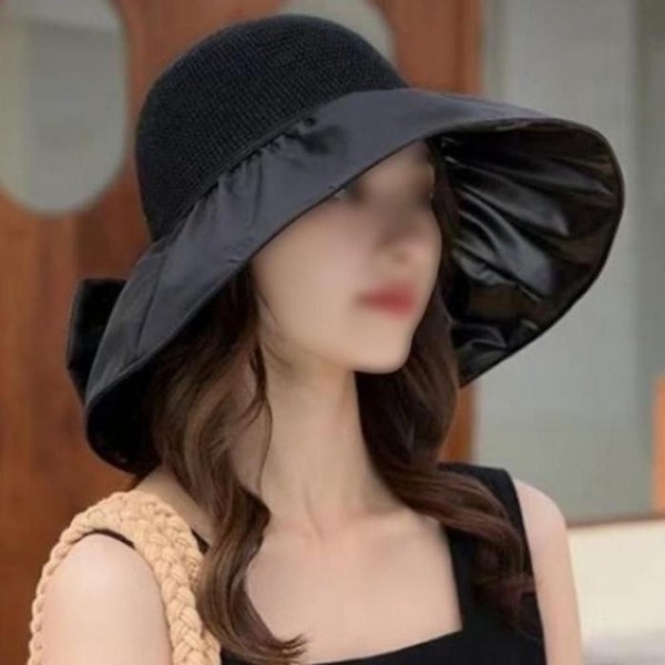 Rly 여름 포켓 빅리본 챙 와이어 자외선차단 돌돌이 49591811