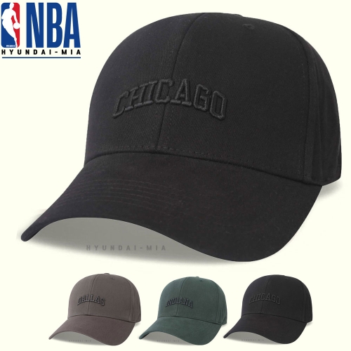 NBA 남자 여자 모자 깊이감 오버핏 사계절 롱챙 볼캡 모자 블랙 그레이 255_AP442P_이미지
