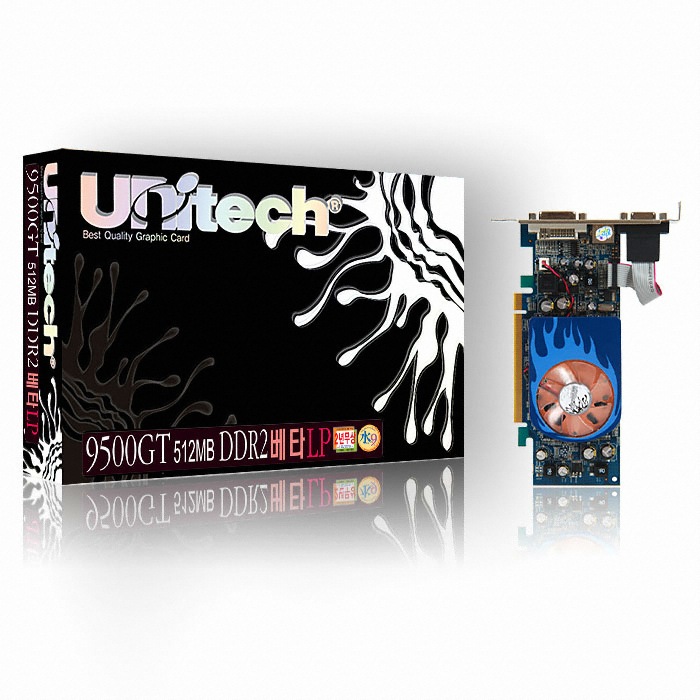 유니텍전자 지포스 9500GT 베타 DDR2 512MB LP_이미지