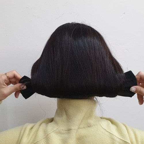 오너클랜 P1 와이어 올림머리 헤어밴드 당고머리끈 블랙 WC5EAF5_250921