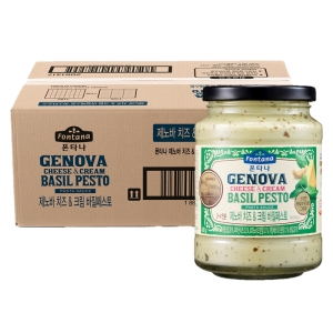 샘표식품 폰타나 제노바 치즈 크림 바질페스토 파스타소스 430g (12개)