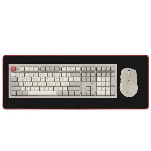 지클릭커 OFFICEPRO WMK50 사일런스 M RGB 무소음 방수 무선 블루투스 108 키보드 마우스 세트 WITH PAD Retro Cappuccino_이미지
