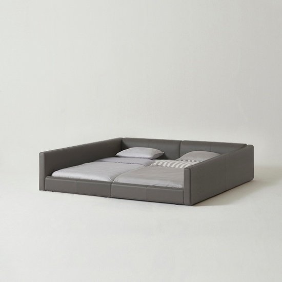 한샘 스테디2 양쪽가드형 패밀리침대 SS+SS (노뜨컴포트독립)_이미지