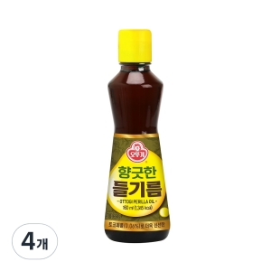 오뚜기 향긋한 들기름 160ml (4개)_이미지