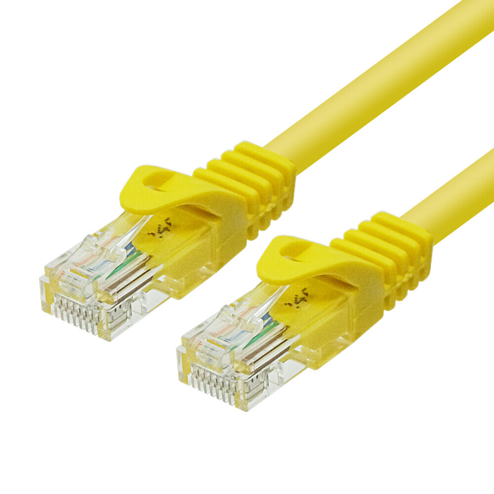 대원TMT CAT.5E UTP 랜케이블 노랑 (DW-UTP5EY, 0.5m)_이미지
