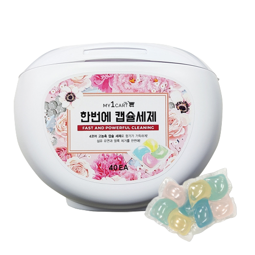 베니슈 ㅤ마이원카트 한번에 캡슐세제 40개입 (1개)_이미지