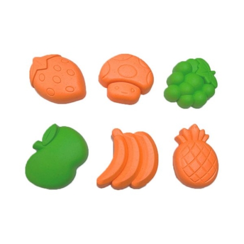 디웨이브 키즈망고 모래 놀이 몰드 과일 6종_이미지