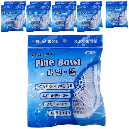 에스앤씨 파인볼 소변기 탈취제 100g (10개)