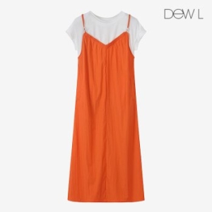 대현 듀엘 뷔스티에 레이어드 원피스 OR_L252PSE051_이미지