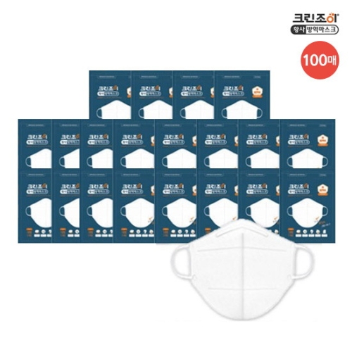 크린조이 황사방역 마스크 KF94 대형 화이트 5매입