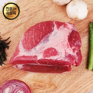 웰굿 냉장한돈1+ 국내산 숙성 돼지고기 뒷다리살 수육용 1kg (1개)_이미지