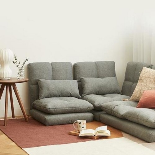 한샘 휴 모드 좌식의자 2인용+쿠션_이미지