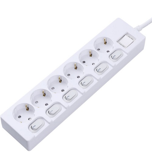 스윗홈 6구 16A 메인 개별스위치 멀티탭