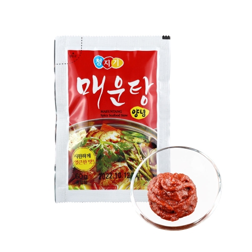 무아식품 청지기 매운탕 양념 60g 1개 매운탕 서더리탕 생선 조림 회양념 만능 양념장_이미지