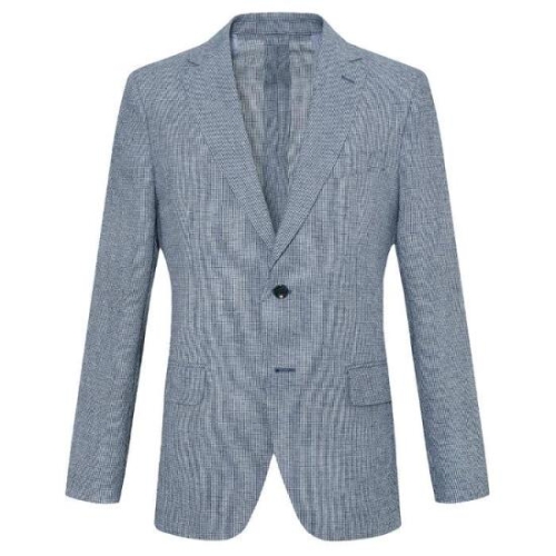 오스틴리드 by 주 파크랜드 블루 트리아세테이트 혼방 시어 써커 자켓 AKF25202 110