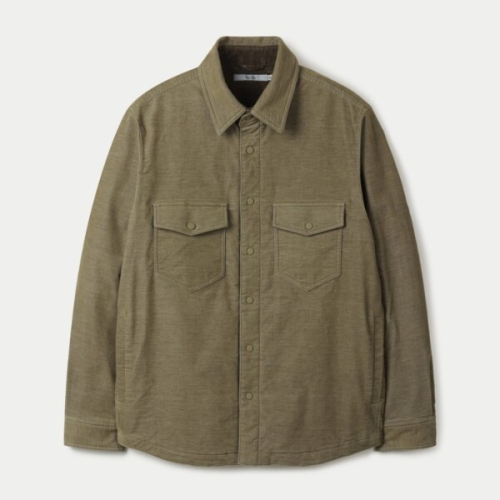 시리즈 투톤 소프트 코듀로이 퀼팅 아우터셔츠 _ SASFW25841BE