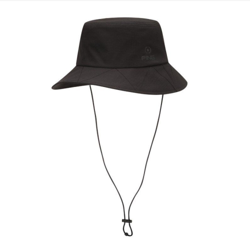 핑 남성 상챙 스티치 버킷햇 111E3CP002_BK_IC
