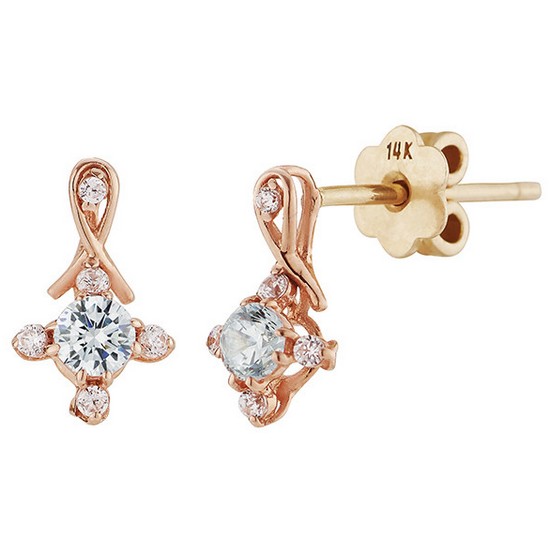 새미쥬얼리 14K 딜라이트 큐빅 귀걸이