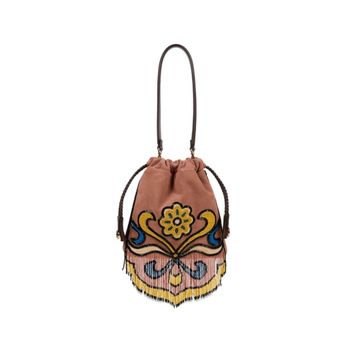 에트로 칼리스페라 비즈 프린지 스웨이드 버킷 백 152664798_이미지
