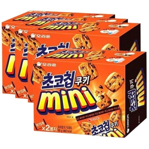 오리온 초코칩쿠키 미니 90g (4개)_이미지