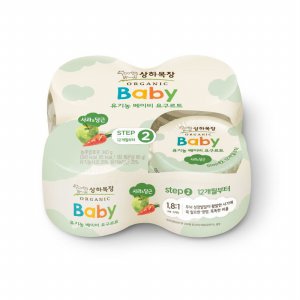 매일유업 상하목장 유기농 베이비 요구르트 사과,당근 2단계 85g (24개)_이미지