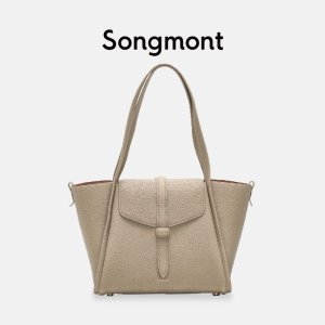 몽블랑 여자 천연 가죽 가방 소가죽 숄더백 쇼퍼백 여성 토트백 118727 Songmont 미디엄 송 바구니 시리즈 토트 백 디자.._이미지
