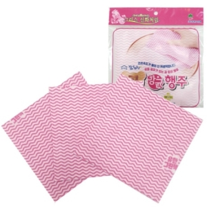 곰 행주 3P 부직포 빨아쓰는 일회용 항균 행주 답례품 업소용 주방 키친 타월