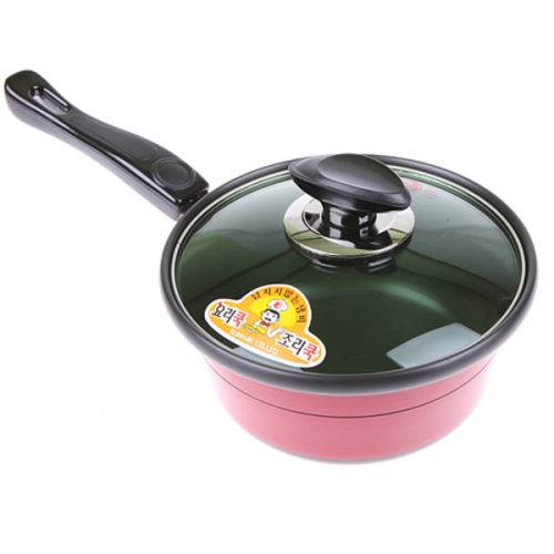 선학 레드 블랙 편수냄비 (18cm)