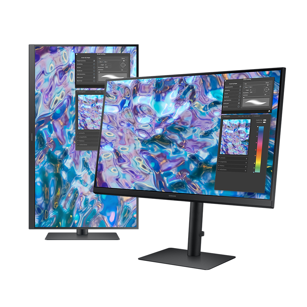 삼성전자 S27B610 S61B IPS 멀티스탠드_이미지