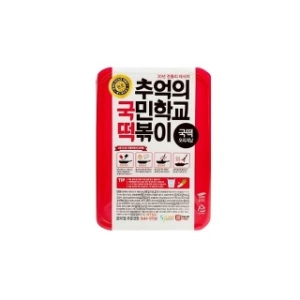 에스제이푸드 추억의 국민학교 떡볶이 오리지널 600g (5개)_이미지