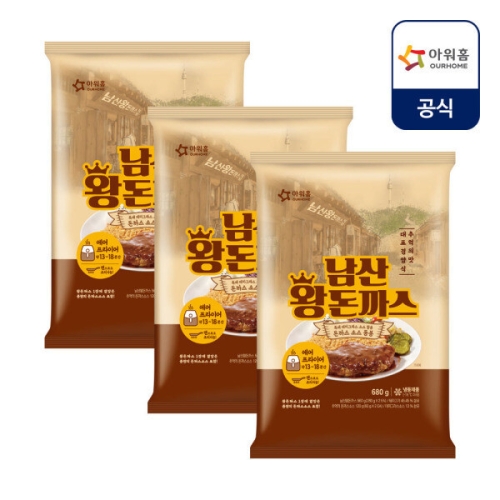 아워홈 남산왕돈까스 680g [3개]