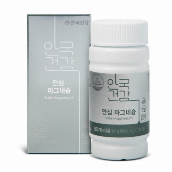 안국건강 안심 마그네슘 90정 (4개)