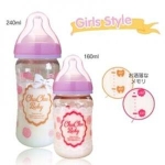  쭈쭈베이비 마마카와 PPSU 와이드 젖병 Girl 160ml [1개]